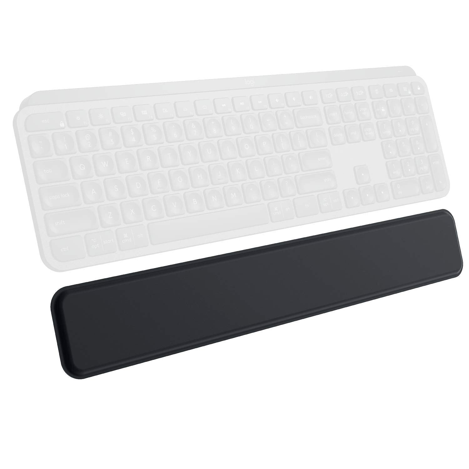 Logitech Palm Rest for MX Keys, Premium, No-Slip Support for Hours of Comfortable Typing, Black
