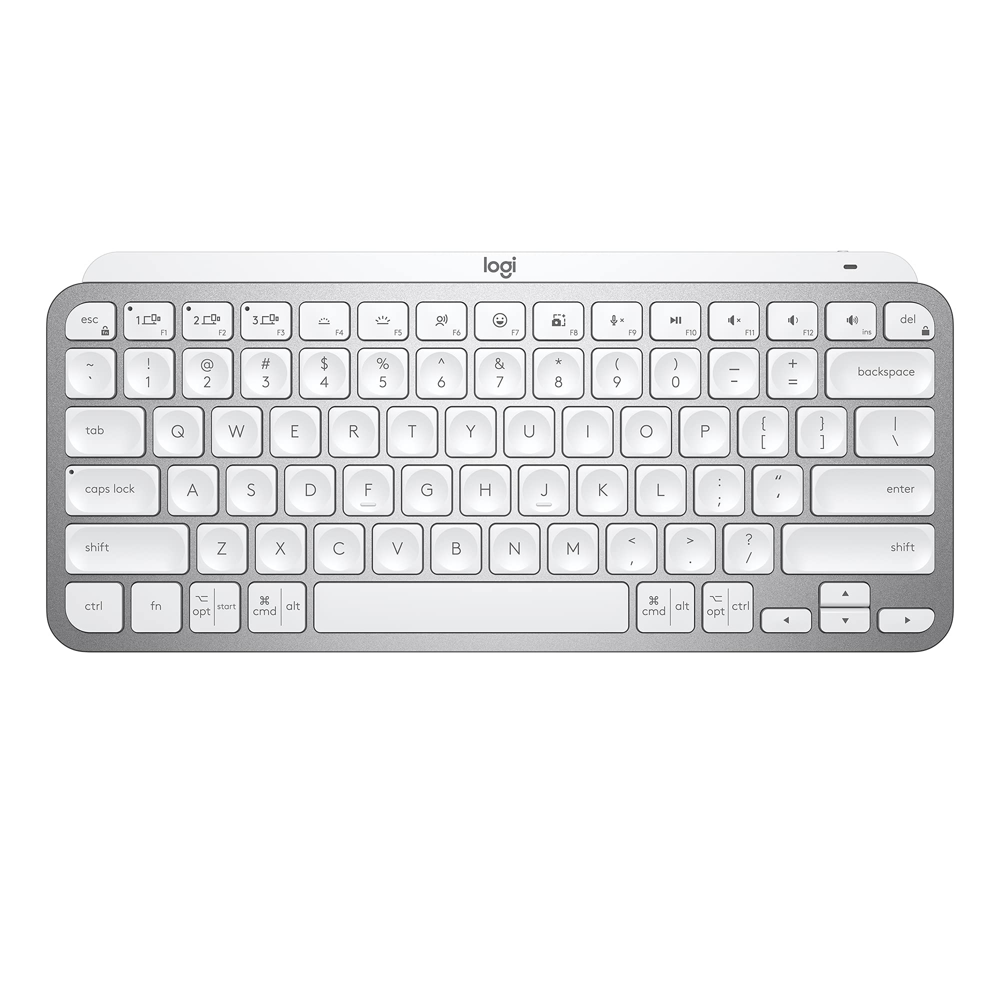 Logitech MX Keys S Wireless Keyboard, Low Profile, Fluid Precise Quiet Typing, Programmable Keys, Backlighting, Bluetooth, USB C Rechargeable, for Windows PC, Linux, Chrome, Mac - Graphite